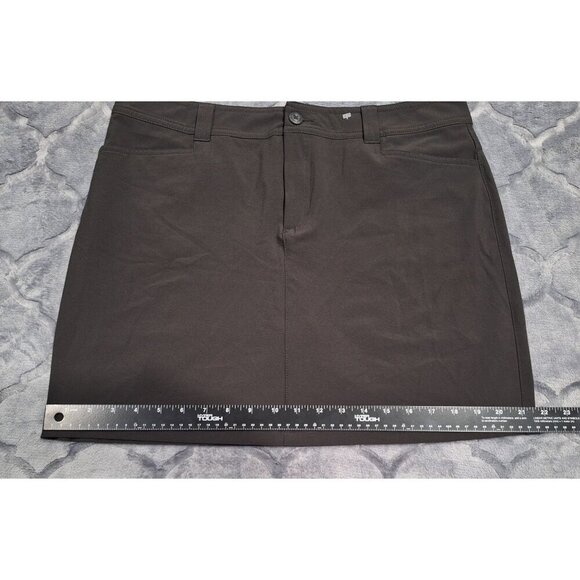 NWOT Eddie Bauer Womens Black Stretch Fabric Skort /Size 10 - Picture 10 of 10